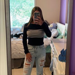 Striped comfy long sleeve